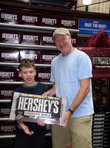 Mike and Harrison at Hershey